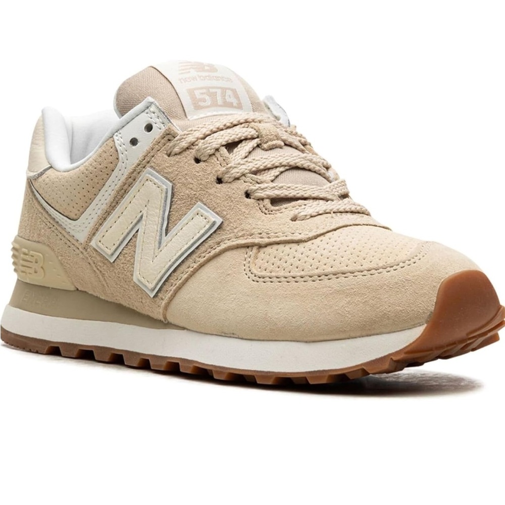 RARE New Balance Sandstone Light 574 Suede Sneakers (sold out everywhere!)